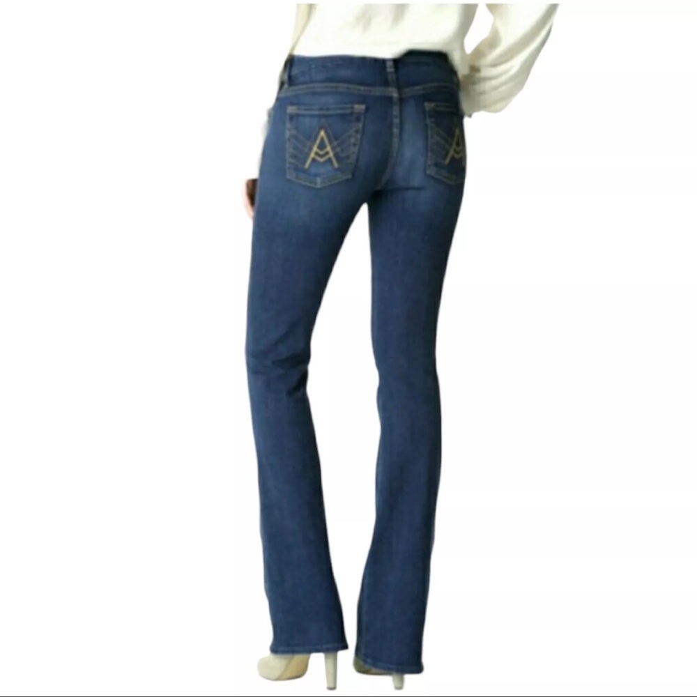 NWOT 7 For All Mankind A Pocket Wide Leg‎ Trouser Jeans Size 28